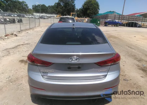 2017 Hyundai Elantra Limited from USA, damaged, VIN 5NPD84LF5HH059013
